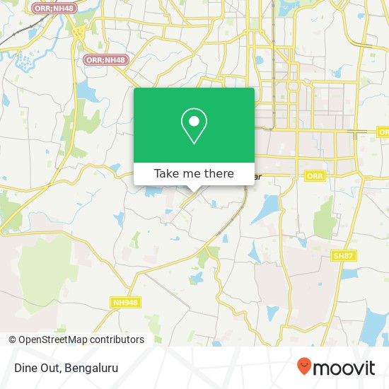 Dine Out, 3rd Main Road Bengaluru 560078 KA map
