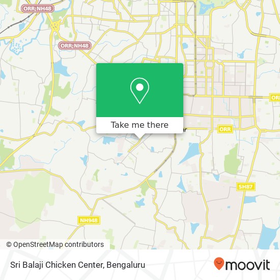 Sri Balaji Chicken Center, 18th Main Road KA map