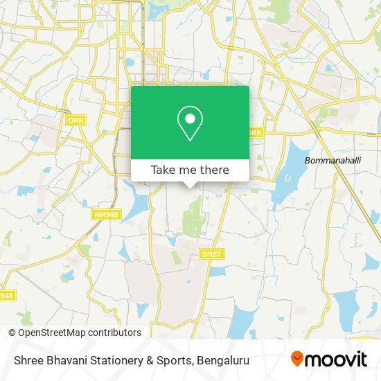 Shree Bhavani Stationery & Sports map