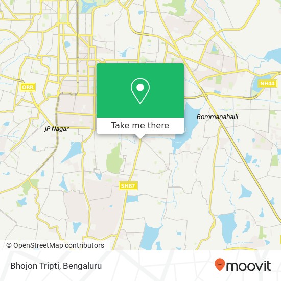 Bhojon Tripti, Bannerghatta Main Road Bengaluru 560076 KA map