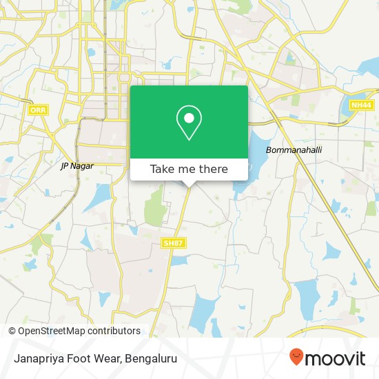 Janapriya Foot Wear, 3rd Cross Road Bengaluru 560076 KA map