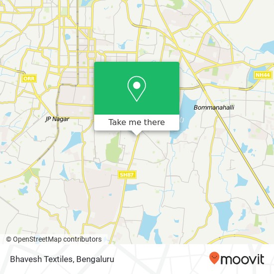 Bhavesh Textiles, Kala Mandir Road Bengaluru 560076 KA map