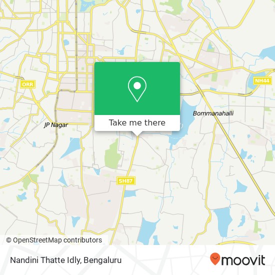 Nandini Thatte Idly, SH-87 Bengaluru 560076 KA map