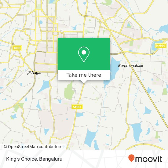 King's Choice, 1st Cross Road Bengaluru 560076 KA map