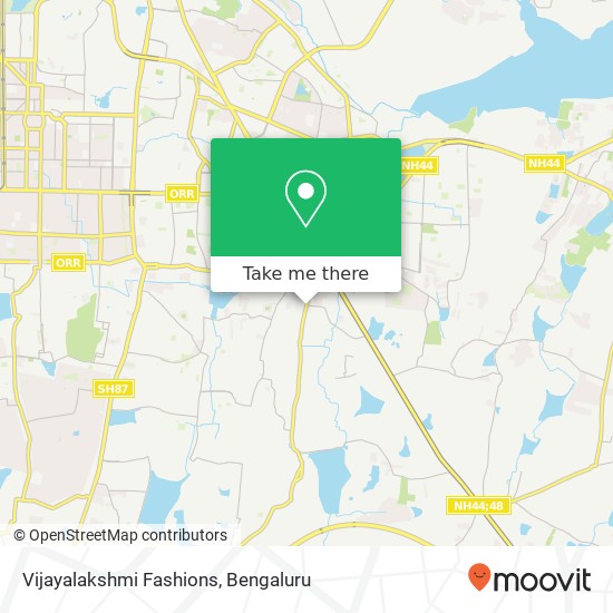 Vijayalakshmi Fashions, Begur Main Road Bengaluru KA map