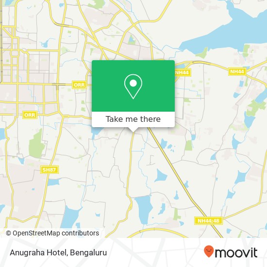 Anugraha Hotel, Begur Main Road Bengaluru KA map