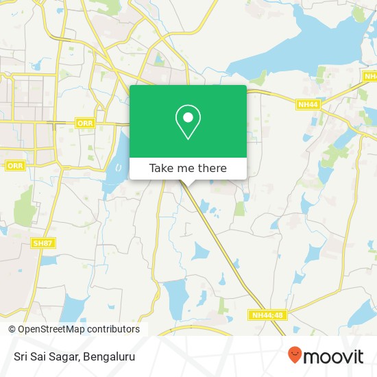 Sri Sai Sagar, Old Mangammana Palya Road Bengaluru 560068 KA map