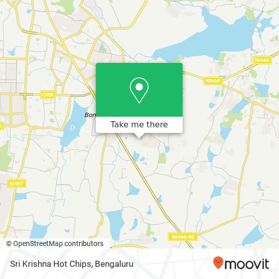 Sri Krishna Hot Chips, Main Road Bengaluru 560068 KA map