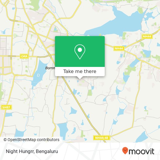 Night Hungrr, Mathrusri Nilaya Road Bengaluru 560068 KA map
