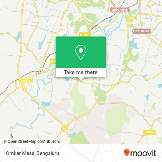 Omkar Mess, Omkar Nagar Main Road Bengaluru 560059 KA map