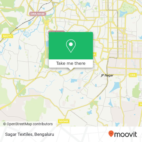 Sagar Textiles, Subramanyapura Main Road Bengaluru KA map