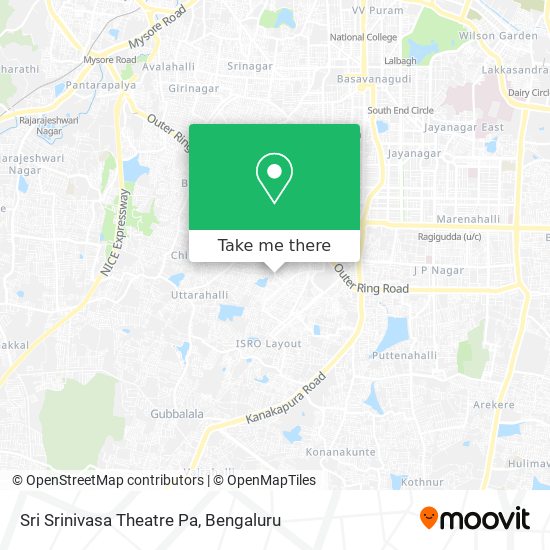 Sri Srinivasa Theatre Pa map