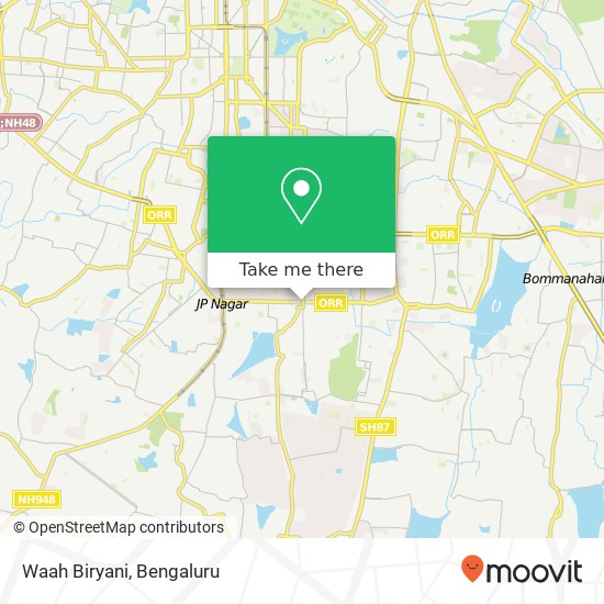 Waah Biryani, 100 Feet Road Bengaluru 560078 KA map