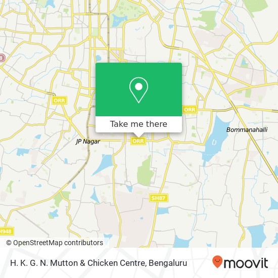 H. K. G. N. Mutton & Chicken Centre, 17th Main Road Bengaluru 560078 KA map
