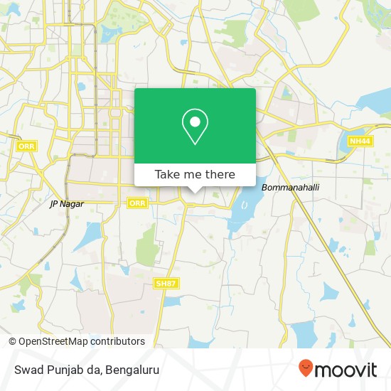 Swad Punjab da, 3rd Cross Road Bengaluru 560076 KA map