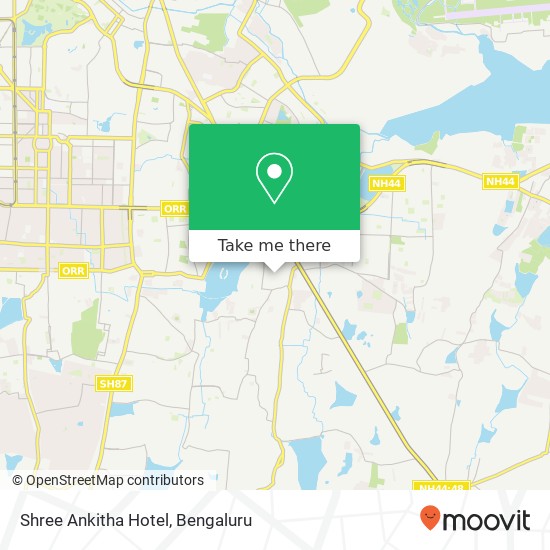 Shree Ankitha Hotel, Masjid Road Bengaluru 560068 KA map