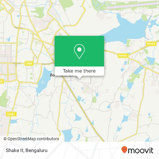 Shake It, 1st Cross Road Bengaluru 560102 KA map