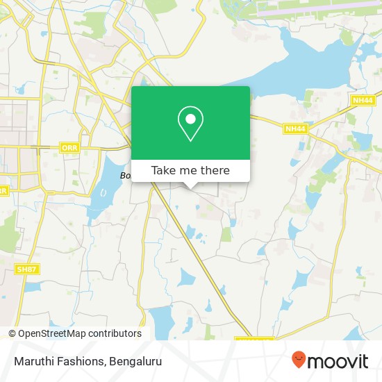 Maruthi Fashions, Mangammanapalya Main Road Bengaluru 560068 KA map