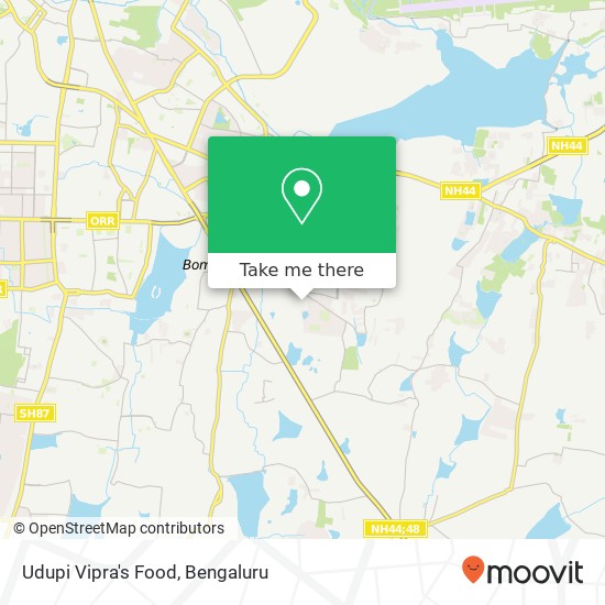 Udupi Vipra's Food, Mangala Palya Road Bengaluru 560068 KA map