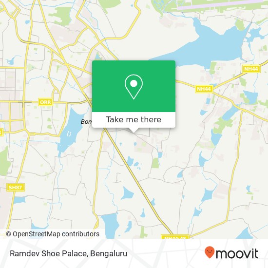 Ramdev Shoe Palace, Mangammanapalya Main Road Bengaluru 560102 KA map