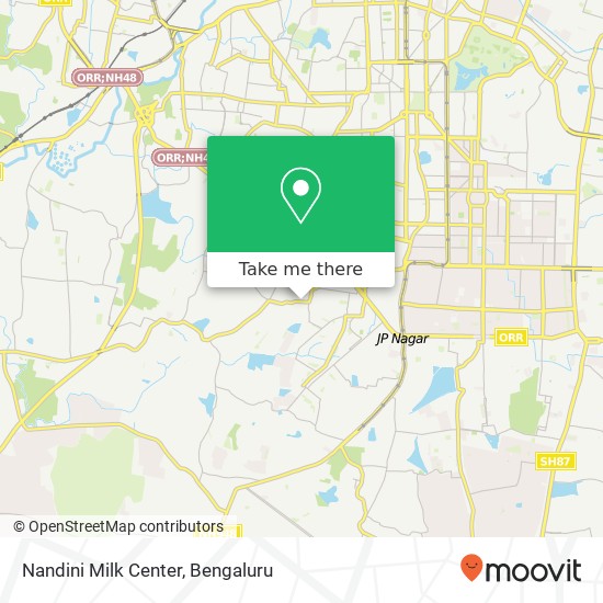 Nandini Milk Center, Subramanyapura Main Road Bengaluru KA map