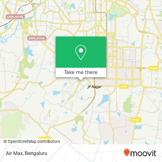 Air Max, 50 Feet Main Road Bengaluru KA map