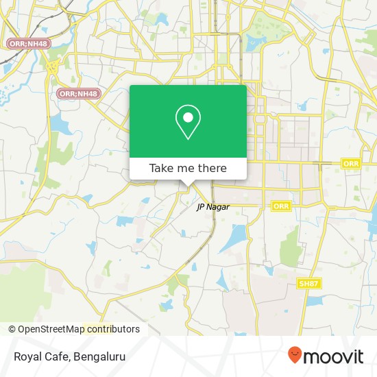 Royal Cafe, 50th Main Road Bengaluru 560078 KA map