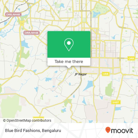 Blue Bird Fashions, 50th Main Road Bengaluru 560078 KA map