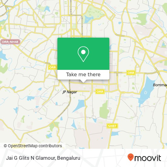 Jai G Glits N Glamour, 80 Feet Road Bengaluru 560078 KA map