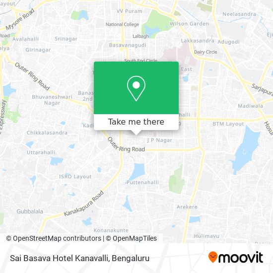 Sai Basava Hotel Kanavalli map