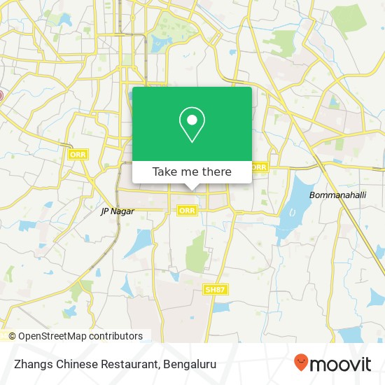 Zhangs Chinese Restaurant, 17th Main Road Bengaluru 560078 KA map