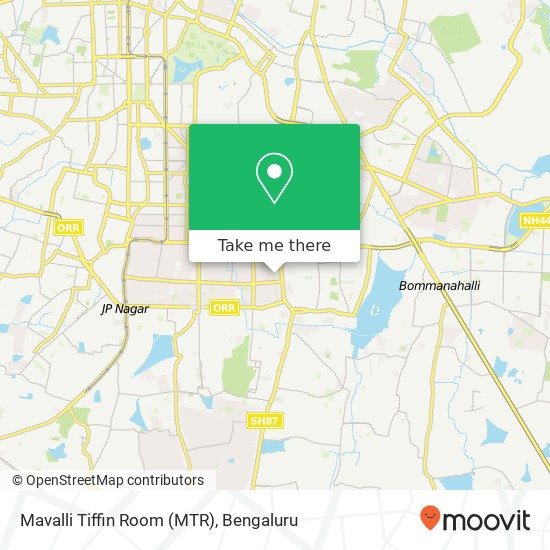 Mavalli Tiffin Room (MTR), 1st Main Road Bengaluru 560078 KA map