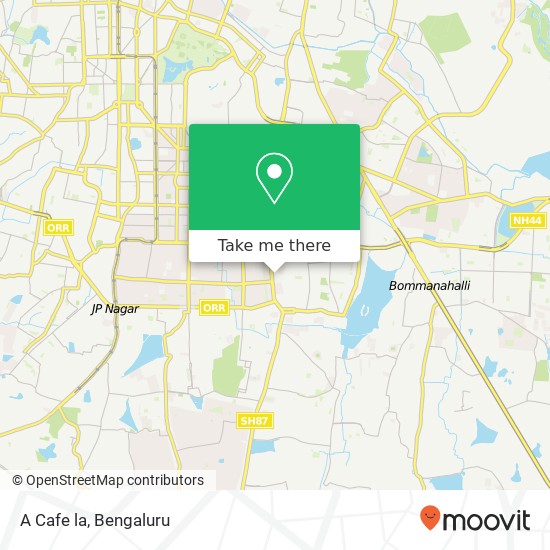 A Cafe la, 1st Main Road Bengaluru 560076 KA map