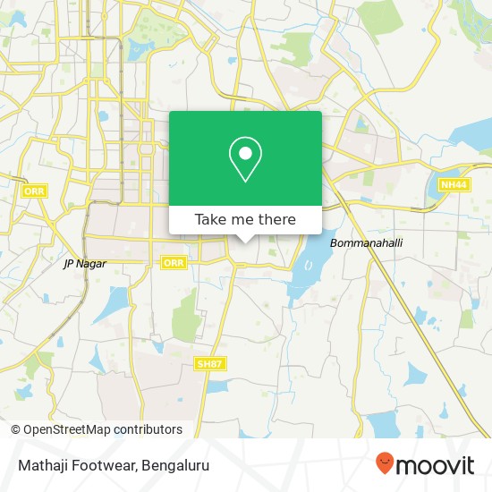Mathaji Footwear, 4th Main Road Bengaluru 560076 KA map