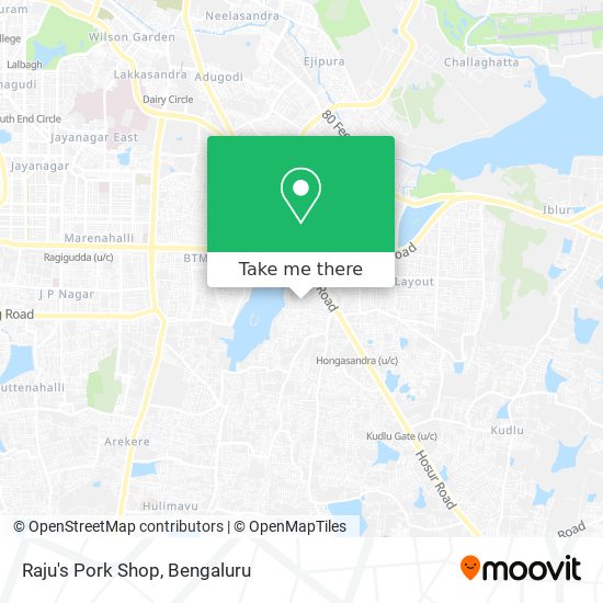 Raju's Pork Shop map