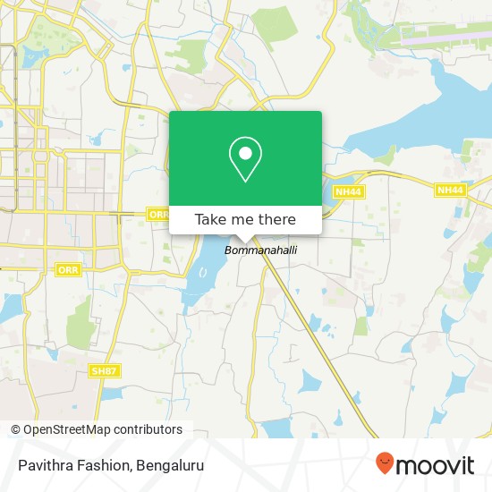 Pavithra Fashion, Bengaluru 560068 KA map