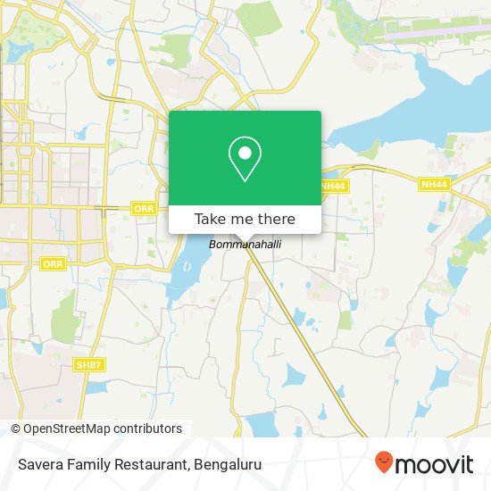 Savera Family Restaurant, Service Road Bengaluru 560068 KA map