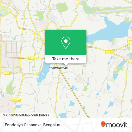 Fooddays Casanova, 5th Main Road Bengaluru 560102 KA map
