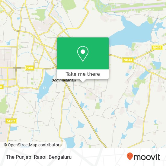 The Punjabi Rasoi, 14th Cross Road Bengaluru 560102 KA map