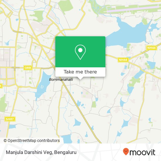 Manjula Darshini Veg, 22nd Cross Road Bengaluru 560102 KA map