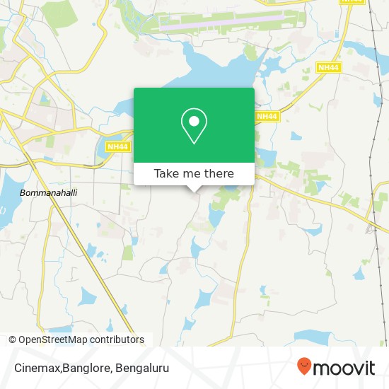 Cinemax,Banglore map