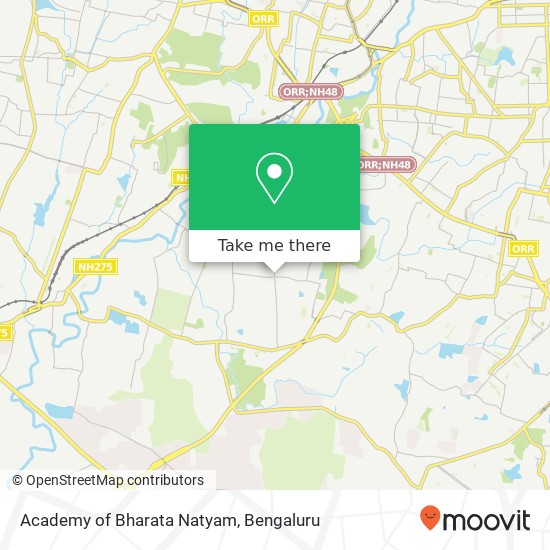 Academy of Bharata Natyam map