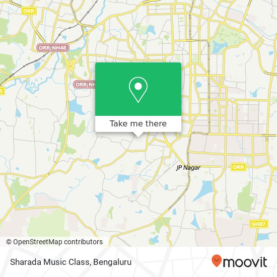 Sharada Music Class map