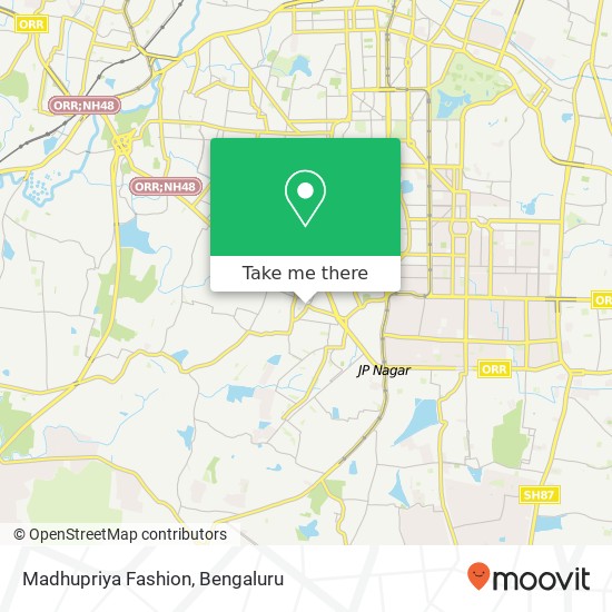 Madhupriya Fashion, Kadirahalli Circle Bengaluru KA map