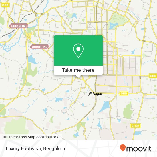 Luxury Footwear, Subramanyapura Main Road Bengaluru KA map