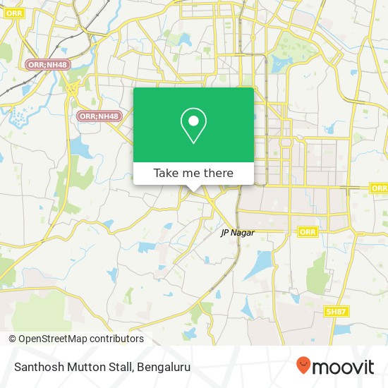 Santhosh Mutton Stall, Subramanyapura Main Road Bengaluru KA map