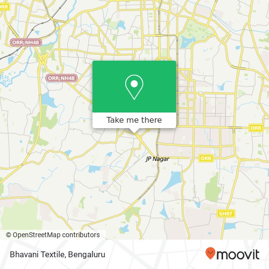 Bhavani Textile, Subramanyapura Main Road Bengaluru KA map