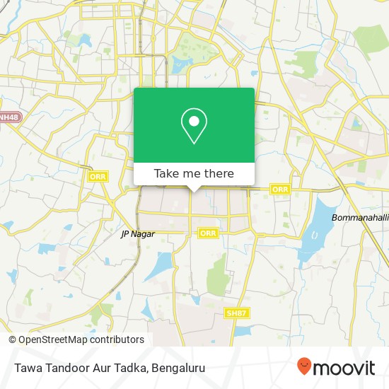 Tawa Tandoor Aur Tadka, 1st Cross Road Bengaluru 560078 KA map