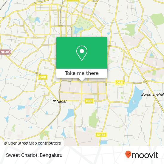 Sweet Chariot, 100 Feet Road Bengaluru 560078 KA map