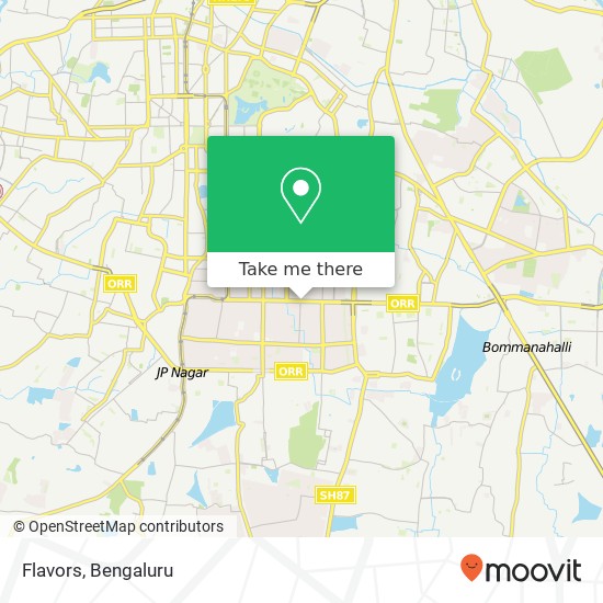 Flavors, 100 Feet Road Bengaluru 560070 KA map